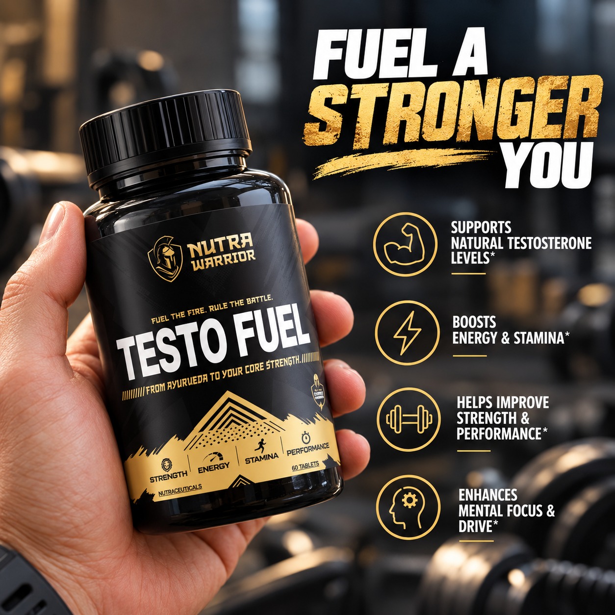 Testo Fuel (Natural Testosterone Booster)