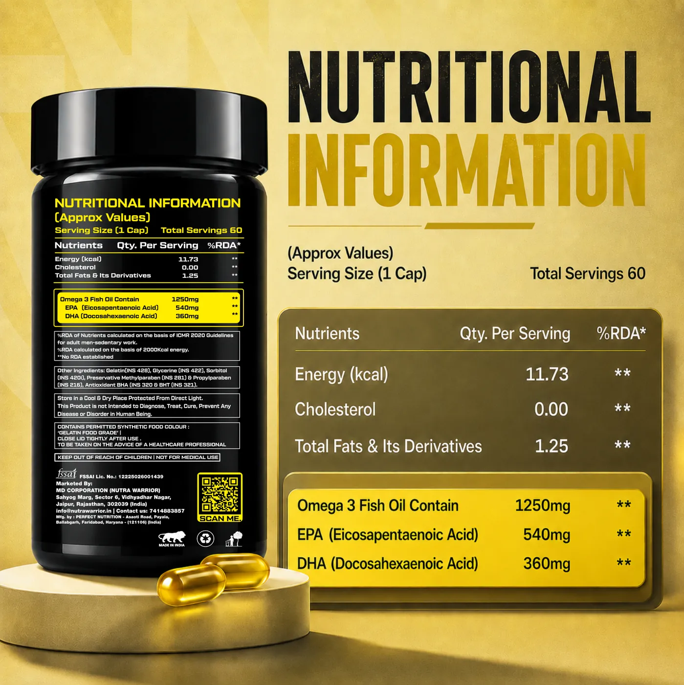 3X Omega Fish Oil